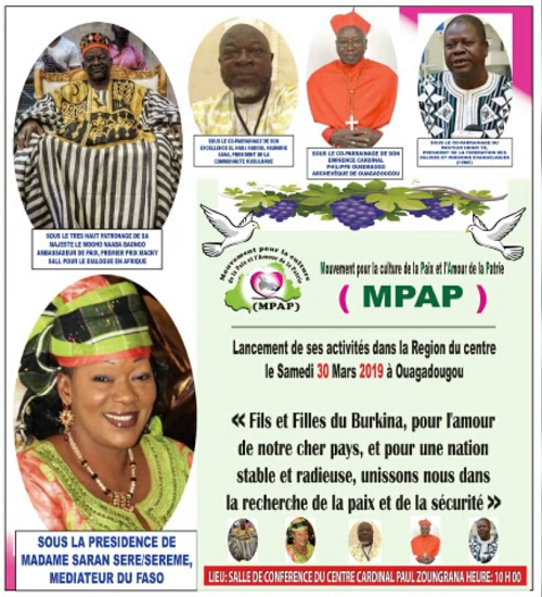 Lancement du MPAP dans la région du centre